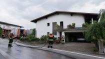 Schwarzach’ta Patlama Sesi Sonrası Yangın: Ev Oturulamaz Hale Geldi