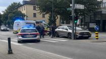 Dornbirn'de direksiyon başında rahatsızlanan sürücü kaza yaptı